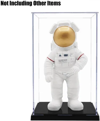 Vista 2 de Odoria Caja transparente de 8 pulgadas para trofeo de estatua de 6 pulgadas de alto - Protector acrílico para figuras de muñecas a escala 1/12