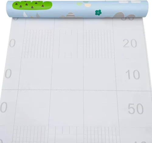 Vista 4 de Revestimiento de estante azul arcoíris nube autoadhesiva para cajón de papel de dibujos animados decoración de pared para dormitorio, cajas