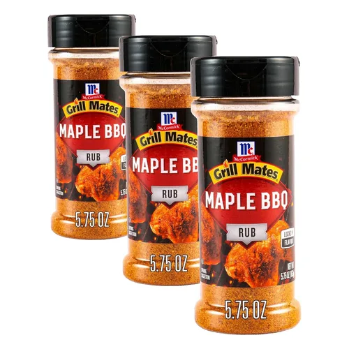 Vista 24 de McCormick Grill Mates Maple BBQ Rub, 5.75 oz