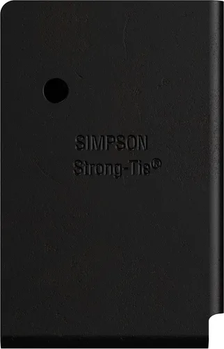 Vista 5 de Simpson Strong-Tie APLH24R Outdoor Accents ZMAX, colgador de vigas de luz negra para 2x4 áspero (paquete de 12)