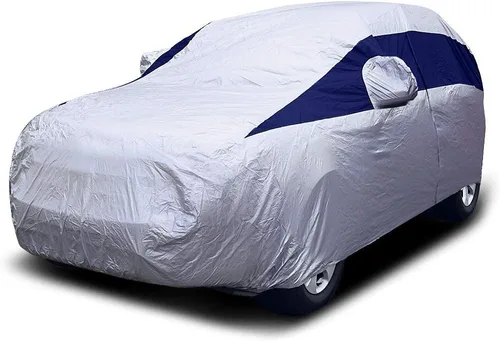 Vista 13 de Funda para auto SUV de tamaño mediano de Titan, de poliéster 210T de color brillante, 188-206". Impermeable, con protección UV, resistente a