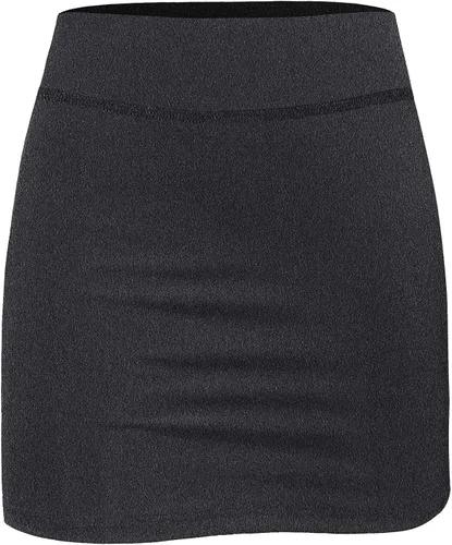Vista 3 de BLEVONH - Falda de tenis con shorts elásticos interiores para mujeres, para deportes, golf, falda pantalón con bolsillos