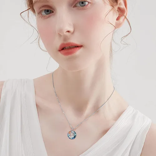 Vista 2 de ButterflyDragonfly Necklace 925 Sterling Silver DragonflyButterfly Gifts for Women Dragonfly Butterfly Pendant Jewelry Gifts for Women Mom Wife