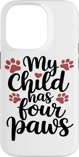 Vista 17 de My Child Has Four Paws Pet Parent Case for iPhone 17