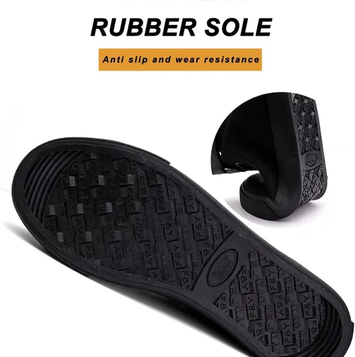 Vista 6 de babyhealthy Tenis de lona de caña alta, zapatos casuales para caminar, zapatos de moda con cordones y plataforma para adultos, hombres y mujeres