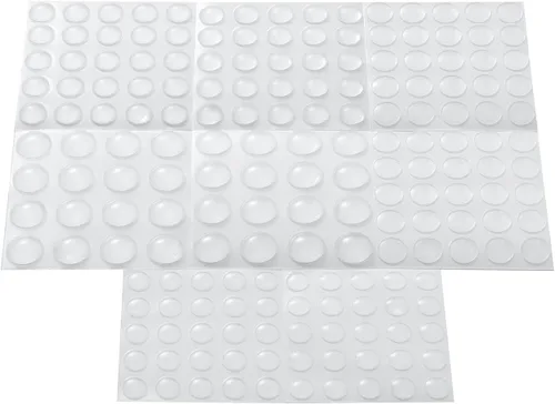 Vista 14 de Furnigear - Almohadillas antideslizantes para mesa de cristal, 3/4 pulgadas, almohadillas de goma autoadhesivas para tabla de cortar, muebles