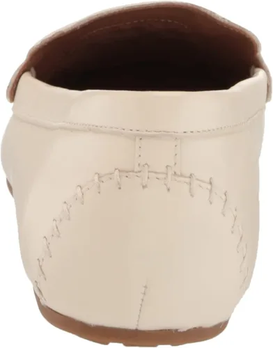 Vista 3 de Aerosoles Mocasín diario para mujer, cuero color hueso