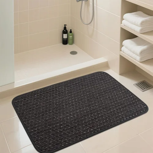 Vista 9 de Alfombra de Baño Fina Antideslizante con Respaldo de Goma de Secado Rápido Súper Absorbente Alfombras de Baño que Caben Debajo de la Puerta