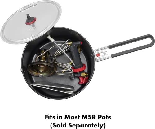 Vista 2 de MSR WhisperLite - Estufa compacta para camping y mochilero