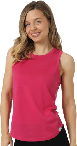 Vista 17 de 100% Merino Wool Tank Top Women - Active Sleeveless Undershirt Base Layer Denim Cuello Alto