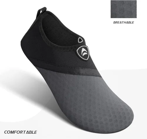 Vista 4 de SAYOLA - Zapatos acuáticos para natación playa piscina yoga y surf con secado rápido sensación descalza y estilo calcetín SB001