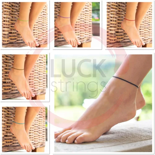 Vista 35 de Tobillera de cordón para hombres, mujeres, adolescentes y adultos, unisex, pulsera de tobillo para surfistas, playa, tobilleras, impermeables