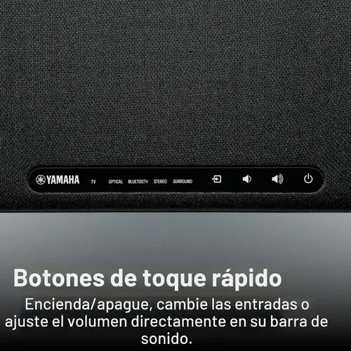 Vista 10 de Yamaha Audio SR-B20A Barra de sonido con subwoofers integrados y Bluetooth, negro