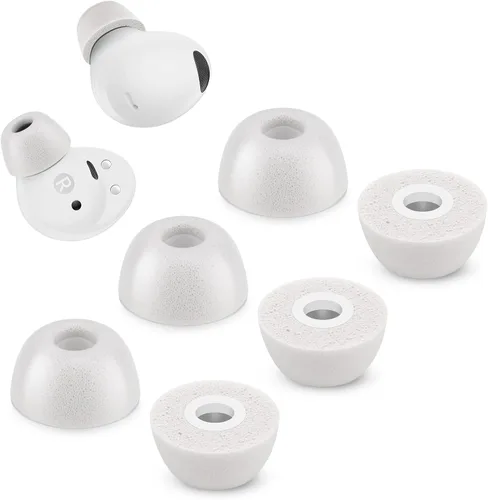 Vista 15 de Puntas de espuma viscoelástica para Samsung Galaxy Buds 2 Pro, sin dolor de silicona en las orejas, almohadillas de repuesto antideslizantes, cabe