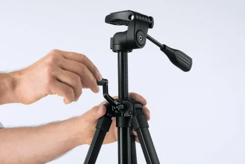 Vista 5 de BOSCH BT 150 Trípode Compacto con Altura Extensible para Uso con Láseres de Línea, Láseres de Punto y Medidores de Distancia Láser