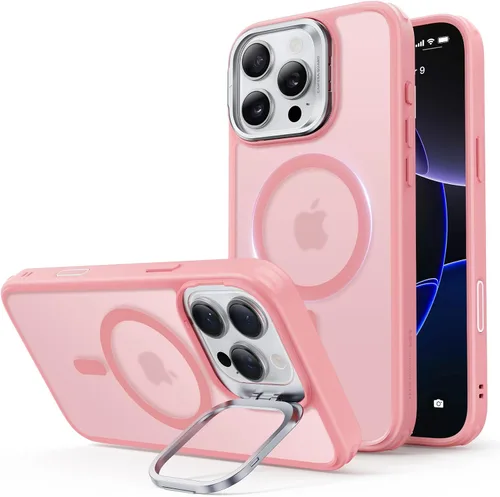 Vista 32 de ESR Funda para iPhone Air con soporte de almacenamiento, compatible con MagSafe, protección contra caídas de grado militar, funda magnética