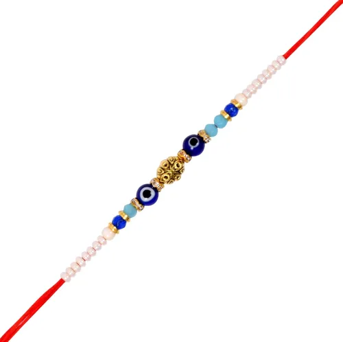 Vista 2 de Amba Handicraft RakhiRakhi for brotherRakhi Setrakhi for brother and BhabhiRakhi cardRakhdiSend rakhi to USARakhi for Brother with Gift SetRakhee