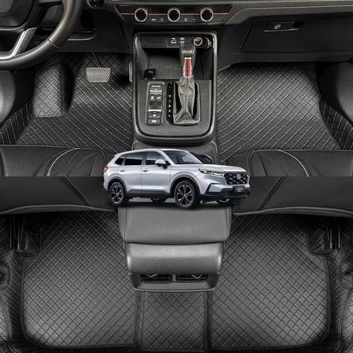 Vista 7 de EKR Alfombras personalizadas para Honda CRV 2012-2016, alfombrilla de lujo para el suelo del automóvil de la fila delantera y segunda fila