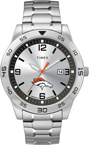 Vista 18 de Timex Tribute Reloj de cuarzo para hombre Citation de 42 mm con correa de acero inoxidable