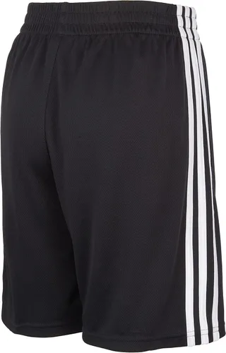 Vista 2 de adidas Pantalones cortos clásicos de 3 rayas para niño, Negro