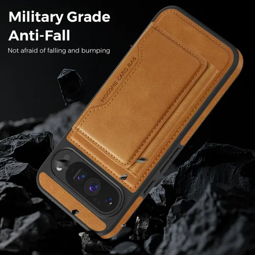Vista 6 de [Usado] Funda para Google Pixel 10 Pro XL de 6.8 pulgadas, cartera de cuero