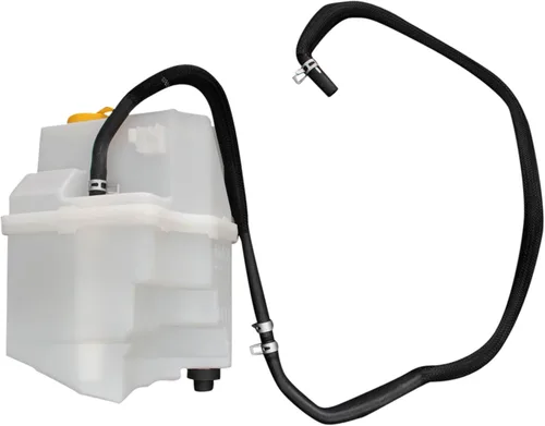 Vista 64 de TRQ Botella de desbordamiento del tanque de expansión del depósito de refrigerante del radiador compatible con Ram ProMaster City CH3014192 2015-2022