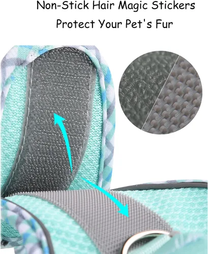 Vista 5 de Petank Arnés para Perros Pequeños y Medianos Sin Tirones, Juego de Arnés y Correa para Cachorro, Arnés de Paso para Perro para Caminar, Correr, Negro