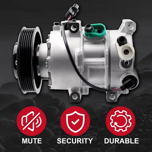 Vista 3 de Compresor de aire compatible con Rio Accent 2012 2013 2014 2015 2016 2017 L4 1.6L Reemplazo 977011R100,977011W600 Lleno de aceite de compresor