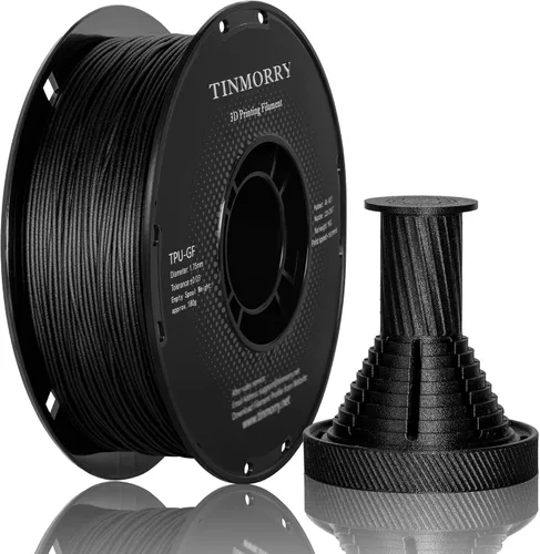 Vista 28 de TINMORRY PA6-CF - Filamento de nailon de fibra de bajo carbono de 0.07 in Pa6-cf-negro