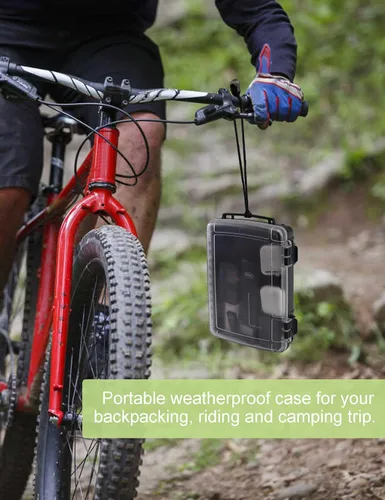 Vista 9 de Caja seca impermeable Contenedores impermeables Caja impermeable para kayak Pequeña caja de almacenamiento impermeable flotante Caja seca para barco