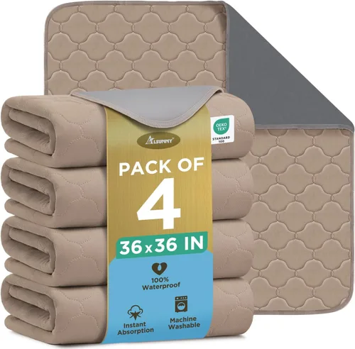 Vista 11 de Alsunny Almohadillas de orina de hospital para niños de 18 x 24 pulgadas (paquete de 4), almohadillas de humectación de cama para niños, almohadilla