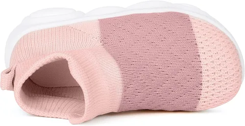 Vista 3 de Zapatos de bebé Pantuflas para niños pequeños, calcetines para niños y niñas, suela antideslizante