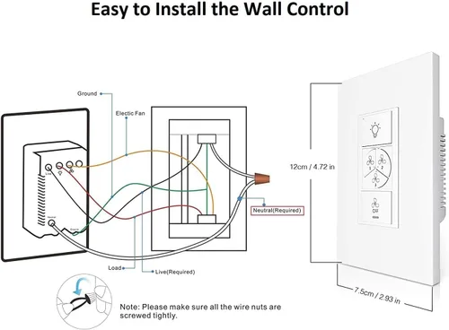 Vista 4 de Carro Ventilador de techo de perfil bajo de 52 pulgadas con luz, ventilador de techo inteligente con luz, funciona con Alexa/Google Assistant/Siri