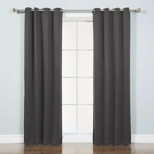 Vista 31 de Best Home Fashion Cortinas opacas aisladas térmicamente - Parte superior del ojal de bronce antiguo - 52" de ancho x 84" Largo - (Juego de 2 Paneles)
