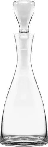 Vista 3 de Decantador de vino - Vidrio - Transparente - con tapón - 40 oz - para vino - Whisky - Champagne - Hecho en Europa - por Barski