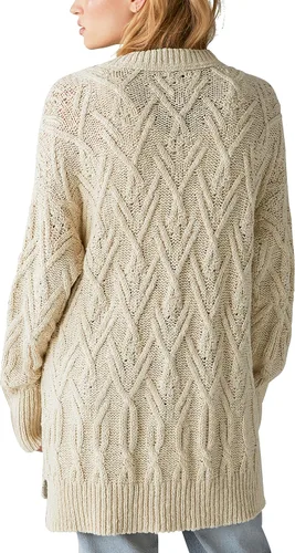 Vista 3 de Lucky Brand Cárdigan de gran tamaño para mujer
