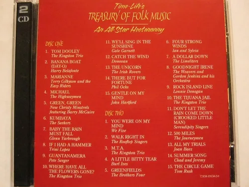 Vista 2 de Time-Life's Treasury of Folk Music An All Star Hootenanny Volume One