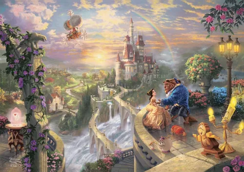 Vista 52 de MIGHTYPRINT Disney – La Bella Durmiente – Princesa Aurora y el Príncipe Felipe – Arte de pared duradero de 24 x 17 pulgadas – No hecho de papel