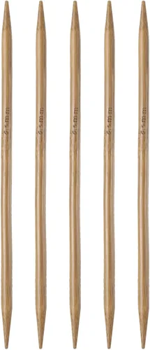 Vista 13 de Harfington - 5 piezas de agujas de tejer de bambú de doble punta, tamaño US 1 (2.25 mm), carbonizadas, 7.9 pulgadas (20 cm) rectas para tejer a