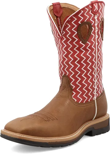 Vista 142 de Twisted X Botas Tech X para hombre de 12 pulgadas, botas occidentales casuales para hombre