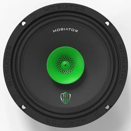 Vista 3 de MB-M65T 6.5" 2-Vía Altavoces coaxiales de audio profesional de rango medio, 360W máx, 4-Ohm, bobina de voz de 1.5", con tweeters tipo bala