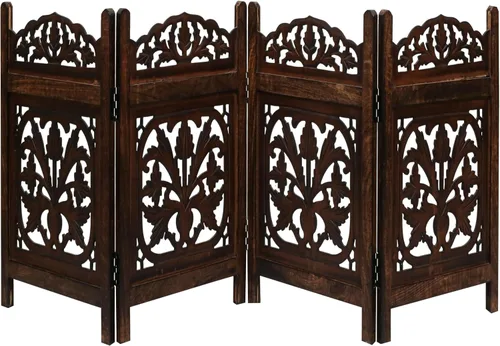 Vista 29 de Puerta independiente para mascotas para perros, puerta plegable de madera para perros para casa, puerta interior para perros para escaleras