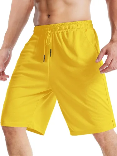 Vista 43 de Aolesy Pantalones cortos de gimnasio para hombre con forro de 5, 7, 9 pulgadas, ligeros, pantalones cortos de malla para entrenamiento, atléticos