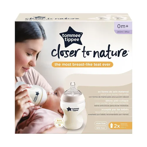 Vista 6 de 2 Biberons 8.8 fl oz sin bisfenol A Tommee tippee