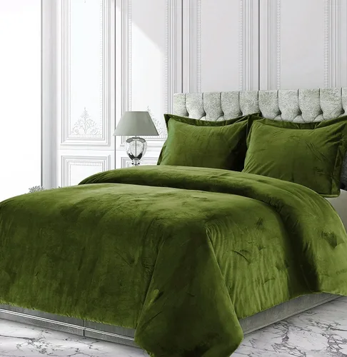 Vista 15 de Sheets N More Fundas de almohada de terciopelo suaves y transpirables, 2 fundas de almohada, tamaño King (20 x 40 pulgadas), color negro, liso