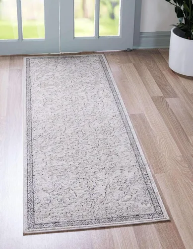 Vista 18 de Unique Loom Portland Collection - Alfombra de área Albany (2 pies 2 pulgadas x 3 pies 1 pulgada, rectangular, azul/gris)
