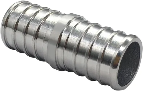 Vista 4 de Acoplamiento recto de acero inoxidable PEX de 1/2 pulgada, accesorio de tubería de crimpado de acero inoxidable para tubería Pex