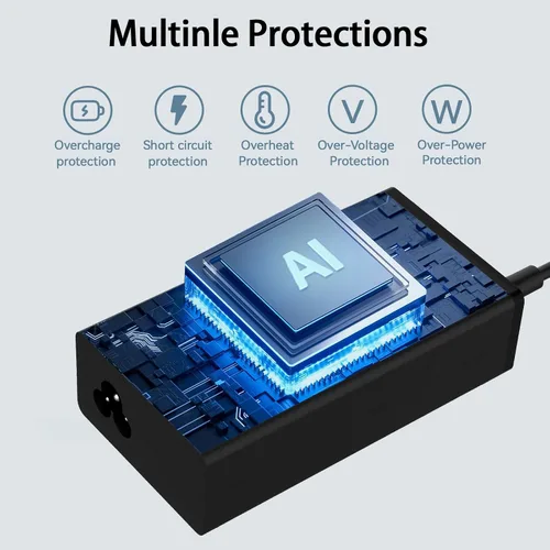 Vista 13 de Cargador para portátil N19C3 65W 45W 0.2x0.1 in compatible con Acer Aspire