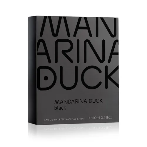 Vista 3 de Mandarina Duck Black Eau De Toilette Spray para hombre, 3.4 onzas