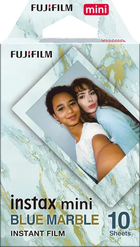 Vista 5 de Fujifilm instax Mini Stone Gray película con 10 fotos Gris